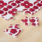 Ruby Gemstone Art, Red Legpuzzel (Zijkant)