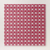 Ruby Gemstone Art, Red Legpuzzel (Verticaal)