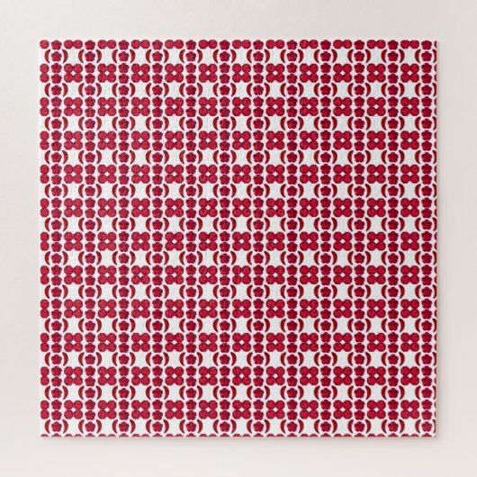 Ruby Gemstone Art, Red Legpuzzel (Verticaal)