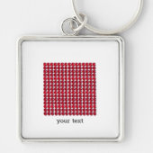 Ruby Gemstone Art, Red Sleutelhanger (Voorkant)