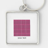 Ruby Gemstone Art, Red Sleutelhanger (Voorkant)