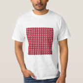 Ruby Gemstone Art, Red T-shirt (Voorkant)
