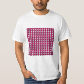 Ruby Gemstone Art, Red T-shirt (Voorkant)