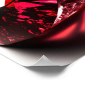 Ruby gemstone macrocloseup foto poster (Hoek)