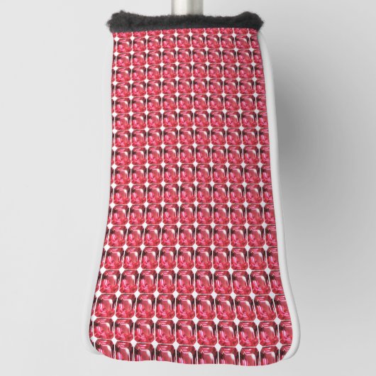 Ruby Gemstone Pink Golfheadcover (Draai 90)