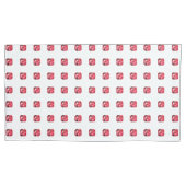 Ruby Gemstone Pink Kussensloop (Voorkant-Links)