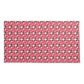 Ruby Gemstone Pink Kussensloop (Achterkant-Links)