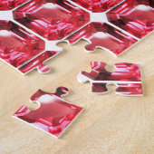 Ruby Gemstone Pink Legpuzzel (Zijkant)