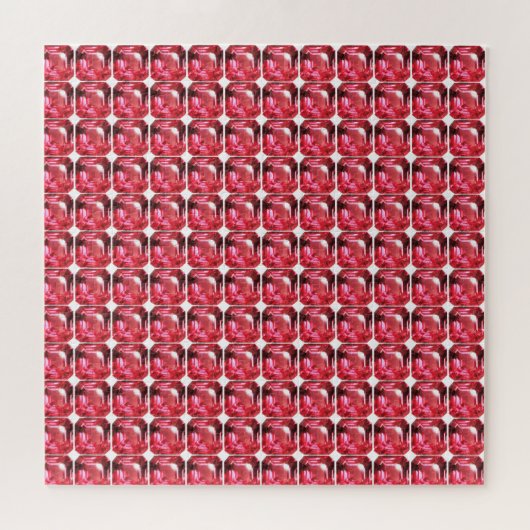 Ruby Gemstone Pink Legpuzzel (Horizontaal)