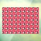 Ruby Gemstone Pink Raamsticker (Vel 3)