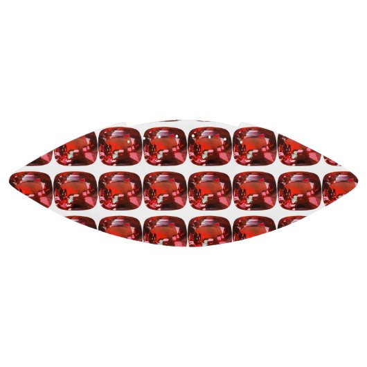 Ruby Gemstone Red American Football (Paneel)
