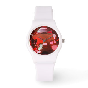 Ruby Gemstone Red Horloge