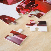 Ruby Gemstone Red Legpuzzel (Zijkant)