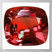 Ruby Gemstone Red Poster (Voorkant)