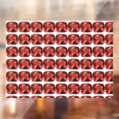 Ruby Gemstone Red Raamsticker (Vel 2)