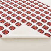 Ruby Gemstone Red Sherpa Deken (3/4)