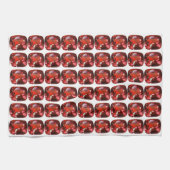 Ruby Gemstone Red Theedoek (Horizontaal)