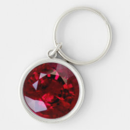 Ruby Gemstone Sleutelhanger