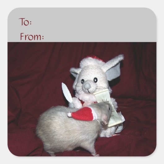 Ruby Gift Sticker (Voorkant)