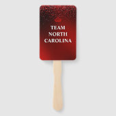 Ruby Glimmer Pageant Wavers 10 Pack Handwaaier (Achterkant)