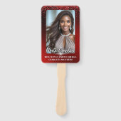 Ruby Glimmer Pageant Wavers 10 stuks Handwaaier (Voorkant)