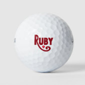 Ruby Golfballen (Voorkant)