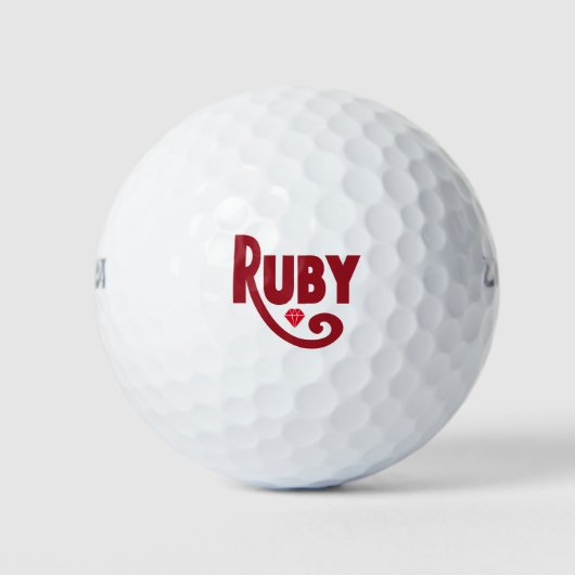 Ruby Golfballen (Voorkant)