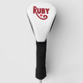 Ruby Golfheadcover (Voorkant)