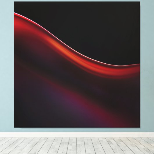 Ruby Gradient Canvas Afdruk (Insitu (Houten vloer))
