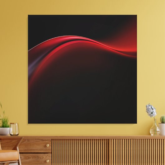 Ruby Gradient Canvas Afdruk (Insitu (Woonkamer))