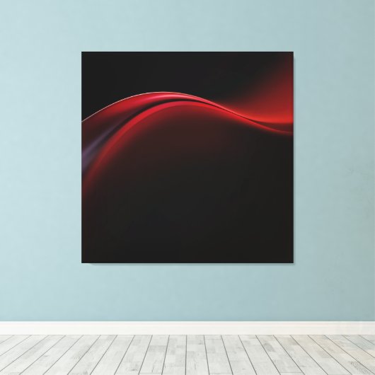 Ruby Gradient Canvas Afdruk (Insitu (Houten vloer))