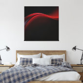 Ruby Gradient Canvas Afdruk (Insitu (Slaapkamer))