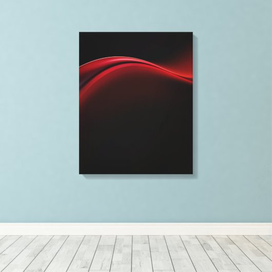 Ruby Gradient Canvas Afdruk (Insitu (Houten vloer))