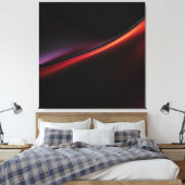 Ruby Gradient Canvas Afdruk (Insitu (Slaapkamer))
