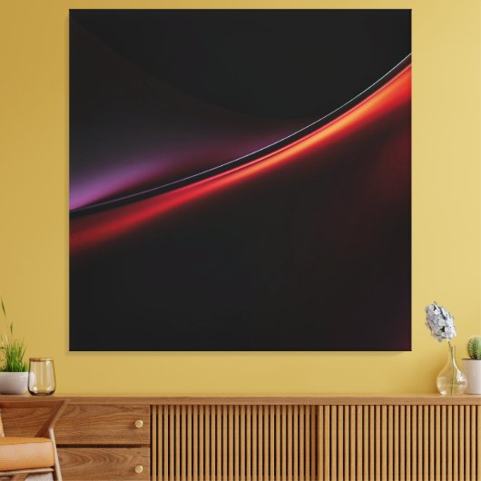Ruby Gradient Canvas Afdruk (Insitu (Woonkamer))
