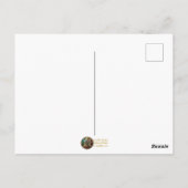 Ruby Granaatappel Hart Steampunk-serie Briefkaart (Achterkant)