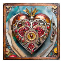 Ruby Granaatappel Hart Steampunk Serie