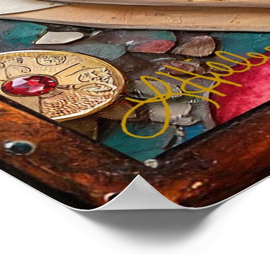 Ruby Granaatappel Hart Steampunk-serie Poster (Hoek)