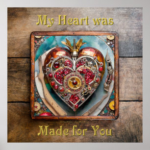 Ruby Granaatappel Hart Steampunk-serie Poster