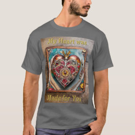 Ruby Granaatappel Hart Steampunk Serie T-shirt