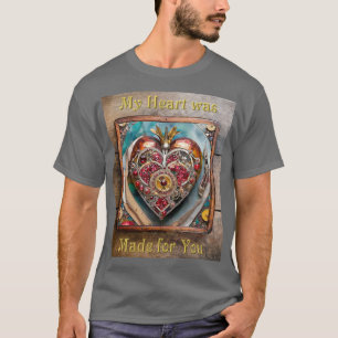 Ruby Granaatappel Hart Steampunk-serie T-shirt