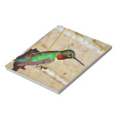 Ruby Green hummingbird Notitieblok (Linkerzijde)