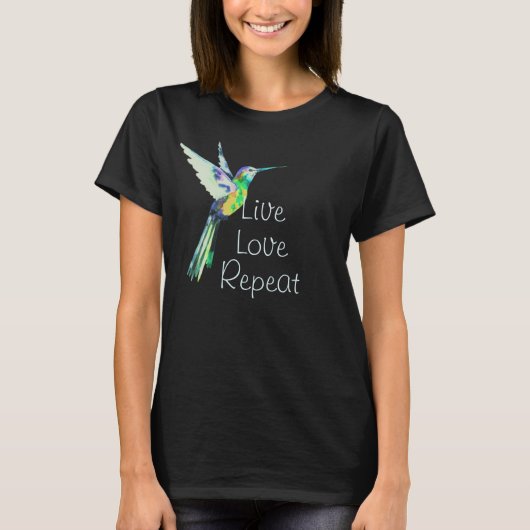 Ruby Green hummingbird T-Shirt (Voorkant)