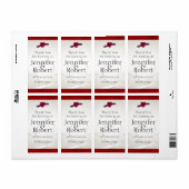 Ruby Heart 40th Jubileum Wijnlabel Etiket (Full Sheet)