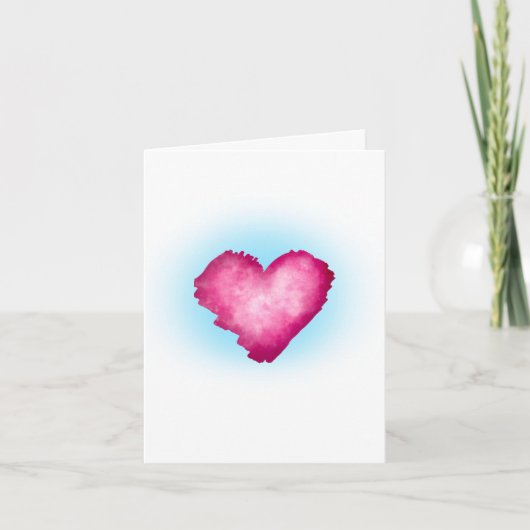 Ruby Heart Bedankkaart (Voorkant)