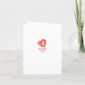 Ruby Heart Bedankkaart (Achterkant)