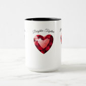 Ruby Heart Love Mug – Elegant Valentine Gift Mok (Midden)