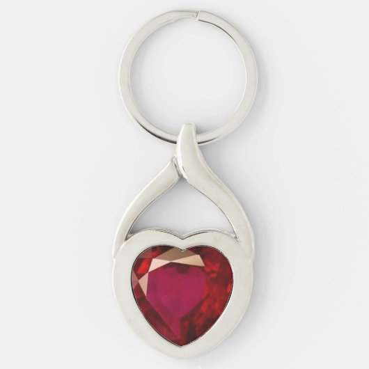 Ruby Heart Sleutelhanger