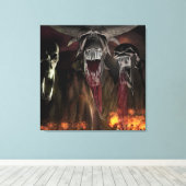 Ruby Herfsten Horror Art Canvas Afdruk (Insitu (Houten vloer))