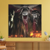 Ruby Herfsten Horror Art Canvas Afdruk (Insitu (Woonkamer))